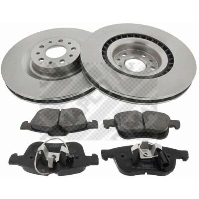 MAPCO 47001 Front ventileret bremse sæt - Bremsekit til Fiat Doblo II MAPCO 47001 Front ventileret bremse sæt - Bremsekit til Fiat Doblo II