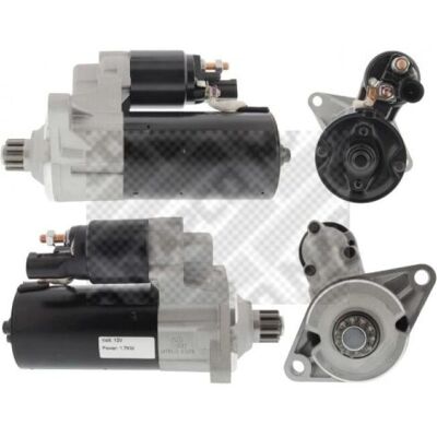 MAPCO 13256 Starter - 12V, 1.7kW, 11 Tænder - Kompatibel med VW, Audi, Seat, Skoda MAPCO 13256 Starter - 12V, 1.7kW, 11 Tænder - Kompatibel med VW, Audi, Seat, Skoda