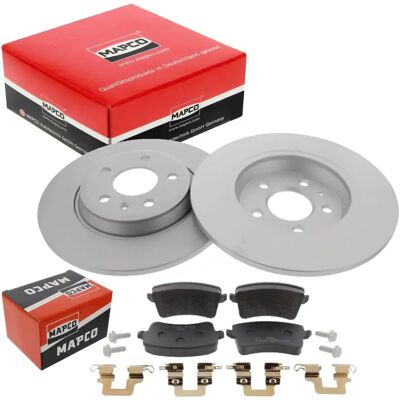 Mapco bremse sett - 300mm bakre skiver for Audi A4 A5 Q5 Mapco bremse sett - 300mm bakre skiver for Audi A4 A5 Q5