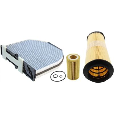 Kit filtri per Classe C MAPCO - Carbone attivo - 3 pezzi Kit filtri per Classe C MAPCO - Carbone attivo - 3 pezzi
