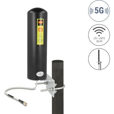 DeLOCK 10037 Rundstrahlantenne - 5G LTE, SMA, 3-5 dBi DeLOCK 10037 Rundstrahlantenne - 5G LTE, SMA, 3-5 dBi