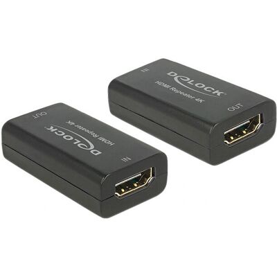 DeLOCK Estensore AV - Nero - Ripetitore HDMI 4K 30m DeLOCK Estensore AV - Nero - Ripetitore HDMI 4K 30m