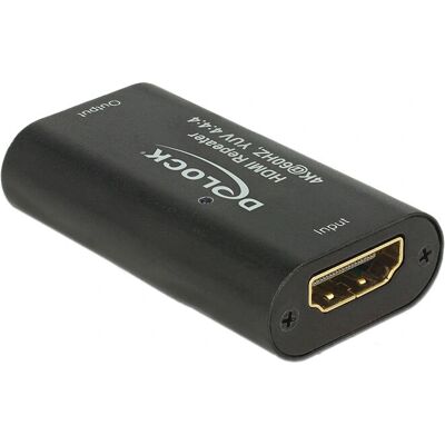 DeLOCK 11462 Kabel HDMI Changeur de genre Czarny - Repeater HDMI 4K 60Hz DeLOCK 11462 Kabel HDMI Changeur de genre Czarny - Repeater HDMI 4K 60Hz