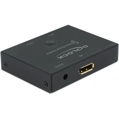 DeLOCK 11478 Convertidor de señal de video - Interruptor DisplayPort bidireccional DeLOCK 11478 Convertidor de señal de video - Interruptor DisplayPort bidireccional