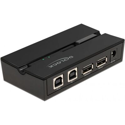 Delock 11492 USB-Datenschalter - Unterstützt 2 USB 2.0 Geräte - Wandmontage Delock 11492 USB-Datenschalter - Unterstützt 2 USB 2.0 Geräte - Wandmontage