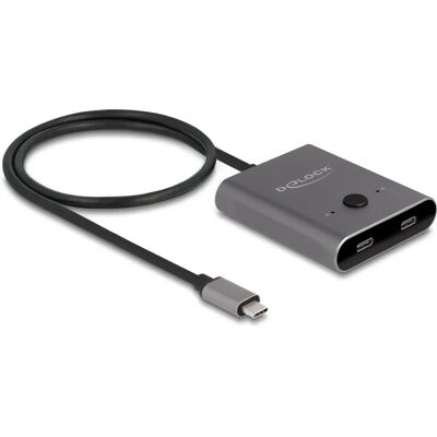 DeLOCK 11500 USB-C Hub & Switch - 8K 10Gbps - Grau DeLOCK 11500 USB-C Hub & Switch - 8K 10Gbps - Grau