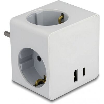 DeLOCK Netzadapter Typ F - Mehrfachsteckdose mit Kindersicherung DeLOCK Netzadapter Typ F - Mehrfachsteckdose mit Kindersicherung
