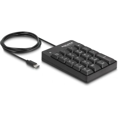 Clavier numérique DeLOCK 12108 - USB-C Noir Clavier numérique DeLOCK 12108 - USB-C Noir