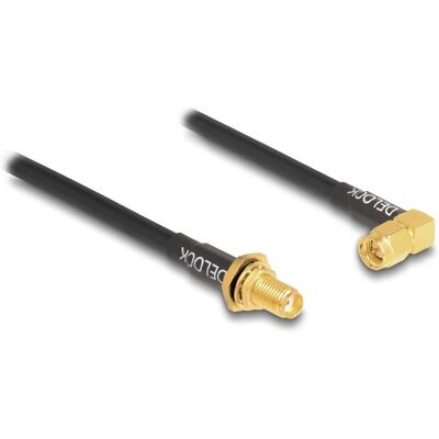 DeLOCK 12110 câble coaxial SMA noir - Coaxial - RG-58 - 0,3 m DeLOCK 12110 câble coaxial SMA noir - Coaxial - RG-58 - 0,3 m