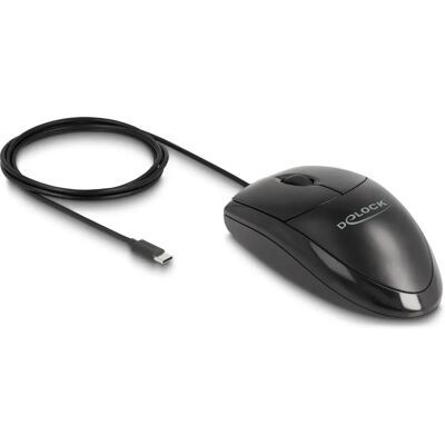 DeLOCK 12114 Kabellose Ambidextrous USB-C Maus - Leise 1200 DPI DeLOCK 12114 Kabellose Ambidextrous USB-C Maus - Leise 1200 DPI