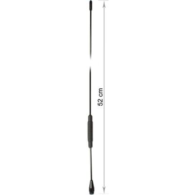 DeLOCK 12438 Omni-directional antenna - 2.5 dBi - 380-410 MHz - Indoor/Outdoor DeLOCK 12438 Omni-directional antenna - 2.5 dBi - 380-410 MHz - Indoor/Outdoor