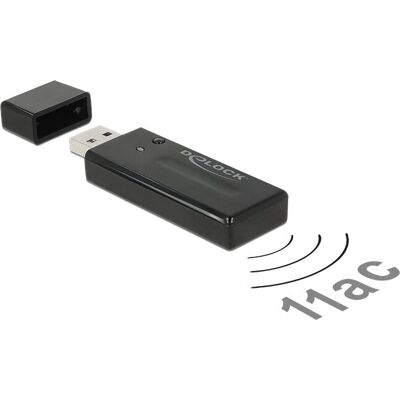 Carte Réseau DeLOCK 12463 - Wi-Fi Double Bande - Noir - Publicité Carte Réseau DeLOCK 12463 - Wi-Fi Double Bande - Noir - Publicité