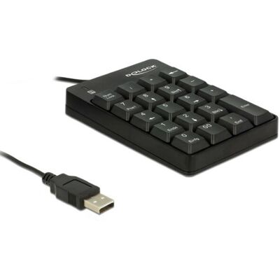 DeLOCK 12481 Numeric Keypad USB Black - Numeric Keypad DeLOCK 12481 Numeric Keypad USB Black - Numeric Keypad