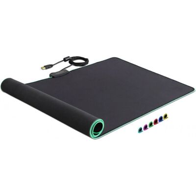 DeLOCK 12555 Fekete RGB Egérpad DeLOCK 12555 Fekete RGB Egérpad