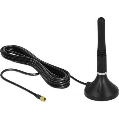 DeLOCK 12585 Netzwerkanalyse - Omnidirektionale Antenne, 2-3 dBi, Schwarz DeLOCK 12585 Netzwerkanalyse - Omnidirektionale Antenne, 2-3 dBi, Schwarz