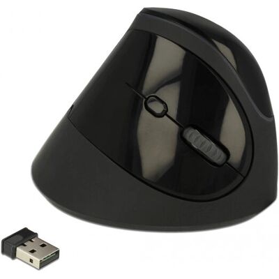 Delock 12599 Ergonomic Vertical Wireless Mouse - Office Right-Hand Delock 12599 Ergonomic Vertical Wireless Mouse - Office Right-Hand