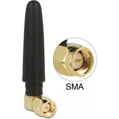 DeLOCK 12624 Network Antenna - Omni-directional, 2 dBi, SMA, Indoor DeLOCK 12624 Network Antenna - Omni-directional, 2 dBi, SMA, Indoor