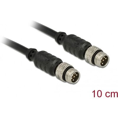 Cable de sensor/actuador DeLOCK 12688 - Resistente al agua, 0,1 m, Conectores M8 Cable de sensor/actuador DeLOCK 12688 - Resistente al agua, 0,1 m, Conectores M8
