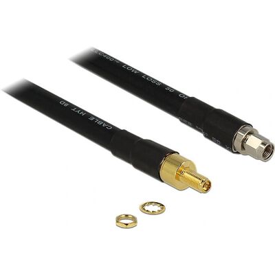 DeLock 13015 Koaxialkabel - 3m Schwarz RP-SMA DeLock 13015 Koaxialkabel - 3m Schwarz RP-SMA