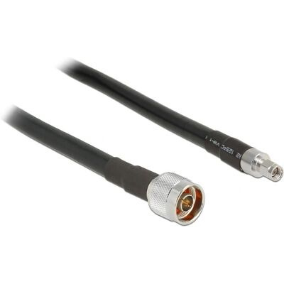 Cavo coassiale DeLOCK 1m N-RP-SMA - Antenna - Nero Cavo coassiale DeLOCK 1m N-RP-SMA - Antenna - Nero
