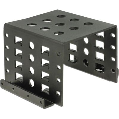 DeLock 18271 Metal HDD/SSD Mounting Frame - Supports 4x 2.5'' in 3.5'' Bay DeLock 18271 Metal HDD/SSD Mounting Frame - Supports 4x 2.5'' in 3.5'' Bay