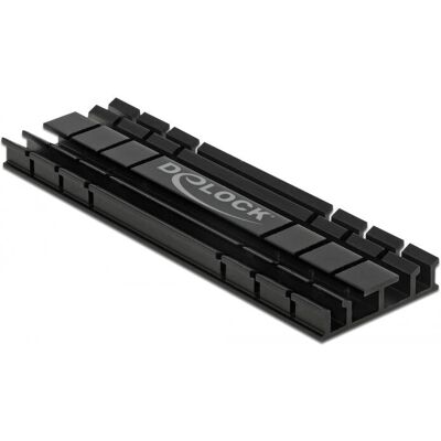 DeLOCK 18285 Kompakter M.2 Kühler - Aluminium Schwarz - Computer Kühlteile DeLOCK 18285 Kompakter M.2 Kühler - Aluminium Schwarz - Computer Kühlteile