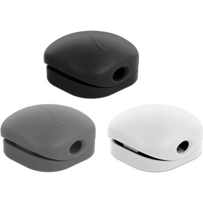 Organisateur de câbles DeLOCK 18299 - Noir, Gris, Blanc - 6 pcs - Publicité Organisateur de câbles DeLOCK 18299 - Noir, Gris, Blanc - 6 pcs - Publicité