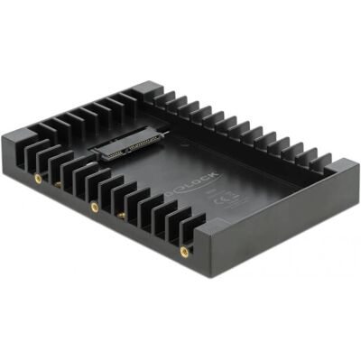 DeLOCK 2.5in SATA Drive Mounting Frame - Supports SSD/HDD - Black DeLOCK 2.5in SATA Drive Mounting Frame - Supports SSD/HDD - Black