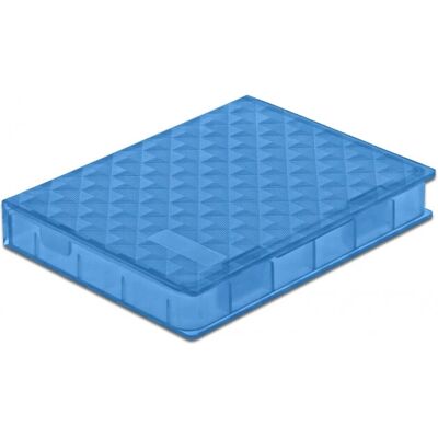 DeLock 18369 Speicherlaufwerkgehäuse - Blau - Speicherlaufwerkgehäuse DeLock 18369 Speicherlaufwerkgehäuse - Blau - Speicherlaufwerkgehäuse