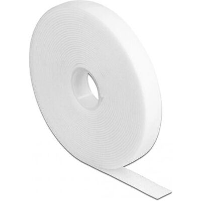 DeLOCK 18377 Bande velcro blanche 5m - Réutilisable - Publicité DeLOCK 18377 Bande velcro blanche 5m - Réutilisable - Publicité