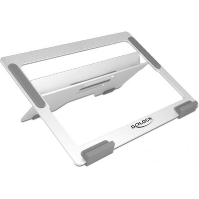 Delock Laptopständer Aluminium - Ergonomisch & Klappbar - Laptop & Tablet-Halterung Delock Laptopständer Aluminium - Ergonomisch & Klappbar - Laptop & Tablet-Halterung