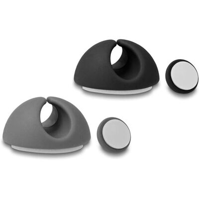 DeLOCK 18452 Kabelorganisator - Selbstklebend, Set mit 6, Für Kabel bis 6,5 mm DeLOCK 18452 Kabelorganisator - Selbstklebend, Set mit 6, Für Kabel bis 6,5 mm