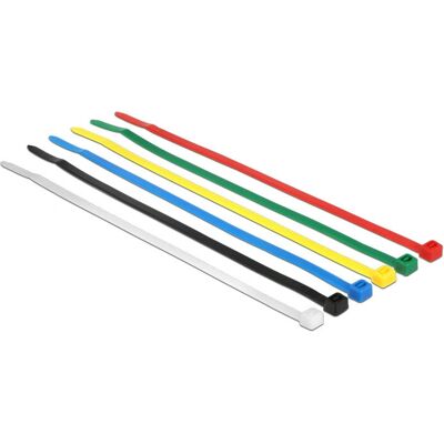 DeLOCK 18626 Nylon Kabelbinder - Verschiedene Farben - 200 Stück DeLOCK 18626 Nylon Kabelbinder - Verschiedene Farben - 200 Stück