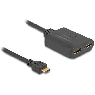 DeLock HDMI Splitter - 4K 60Hz - HDMI 1 Eingang 2 Ausgänge DeLock HDMI Splitter - 4K 60Hz - HDMI 1 Eingang 2 Ausgänge