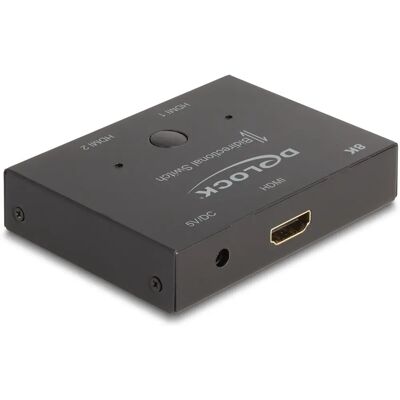 DeLOCK 18776 Video Schakelaar - Bidirectioneel 8K HDMI - Zwart DeLOCK 18776 Video Schakelaar - Bidirectioneel 8K HDMI - Zwart