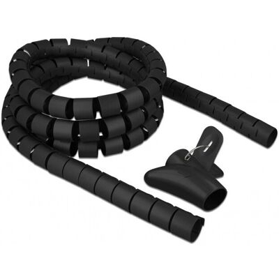 DeLOCK 18838 Accessorio cavi - Tubo a spirale nero 2,5 m DeLOCK 18838 Accessorio cavi - Tubo a spirale nero 2,5 m