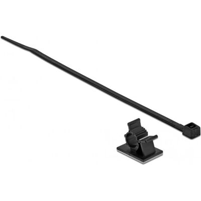 DeLOCK 18878 Colliers en nylon 10 pcs - 20cm - Noir - Kit de liens - Publicité DeLOCK 18878 Colliers en nylon 10 pcs - 20cm - Noir - Kit de liens - Publicité