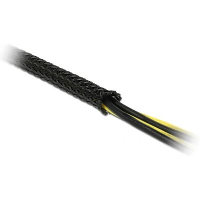 DeLock Kabelschutz + Kabelführung, Kabelschlauch 10m x 19mm, dehnbar DeLock Kabelschutz + Kabelführung, Kabelschlauch 10m x 19mm, dehnbar