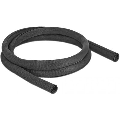 DeLOCK Manchon tissé auto-fermable 2 m - Noir - Publicité DeLOCK Manchon tissé auto-fermable 2 m - Noir - Publicité