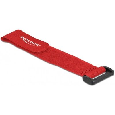 Delock 19532 Wiederverwendbare Klettverschluss Kabelbinder - Rot Delock 19532 Wiederverwendbare Klettverschluss Kabelbinder - Rot