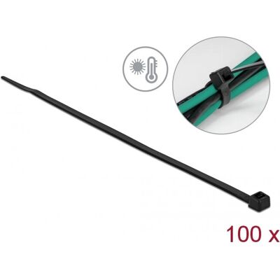 Delock Modelo 19555 Bridas Resistentes al Calor - Bridas, Poliamida, 200mm, 4,8mm, Pack de 100 Delock Modelo 19555 Bridas Resistentes al Calor - Bridas, Poliamida, 200mm, 4,8mm, Pack de 100