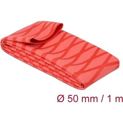 DeLOCK Tube thermorétractable - Rouge, 1 m, Motif X - Publicité DeLOCK Tube thermorétractable - Rouge, 1 m, Motif X - Publicité
