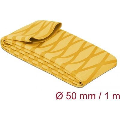 DeLOCK Tubo rétractable - Jaune, 1m, 50mm, Motif X antidérapant - Publicité DeLOCK Tubo rétractable - Jaune, 1m, 50mm, Motif X antidérapant - Publicité