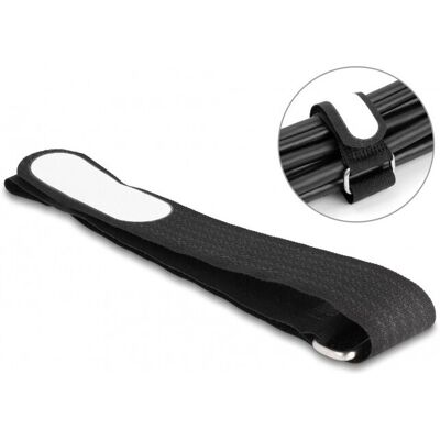 DeLock Kabelbinder - Wiederverwendbar Klettverschluss - Schwarz - 457mm - Nylon DeLock Kabelbinder - Wiederverwendbar Klettverschluss - Schwarz - 457mm - Nylon