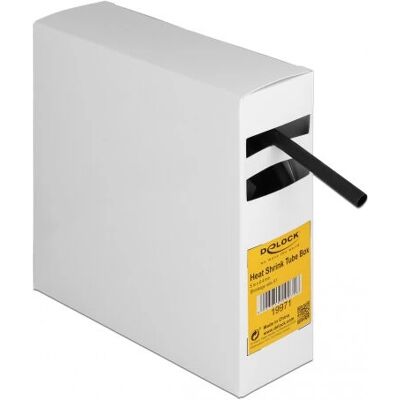 DeLOCK Tube thermorétractable - 5 m, 6.4 mm, Noir - Isolation de câbles DeLOCK Tube thermorétractable - 5 m, 6.4 mm, Noir - Isolation de câbles