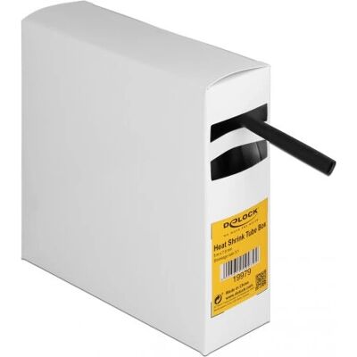 DeLock Schrumpfschlauch Box, mit Innenkleber, Schrumpfungsrate 3:1 - Schwarz DeLock Schrumpfschlauch Box, mit Innenkleber, Schrumpfungsrate 3:1 - Schwarz