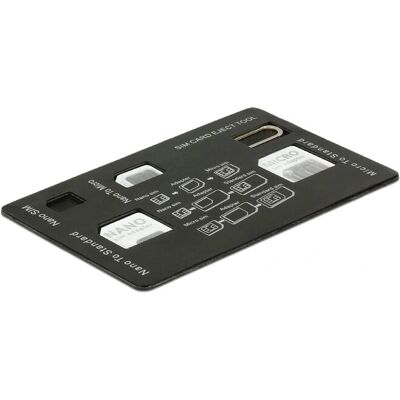 DeLOCK 20650 SIM/Memorkarte Adapter - Nano zu Micro & Vollformat DeLOCK 20650 SIM/Memorkarte Adapter - Nano zu Micro & Vollformat