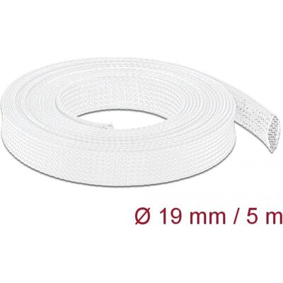 DeLOCK 20695 Kabelschlauch - Dehnbar, 5m, Weiß - Kabelschutz DeLOCK 20695 Kabelschlauch - Dehnbar, 5m, Weiß - Kabelschutz