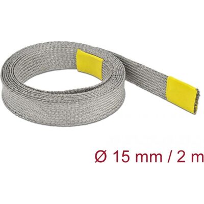 DeLock Kabelschutz 20789 - EMV Abschirmung - 2m, Grau DeLock Kabelschutz 20789 - EMV Abschirmung - 2m, Grau