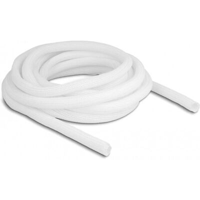 DeLock Manicotto trenzato auto-fermante 5 m x 13 mm blanc - Publicité DeLock Manicotto trenzato auto-fermante 5 m x 13 mm blanc - Publicité
